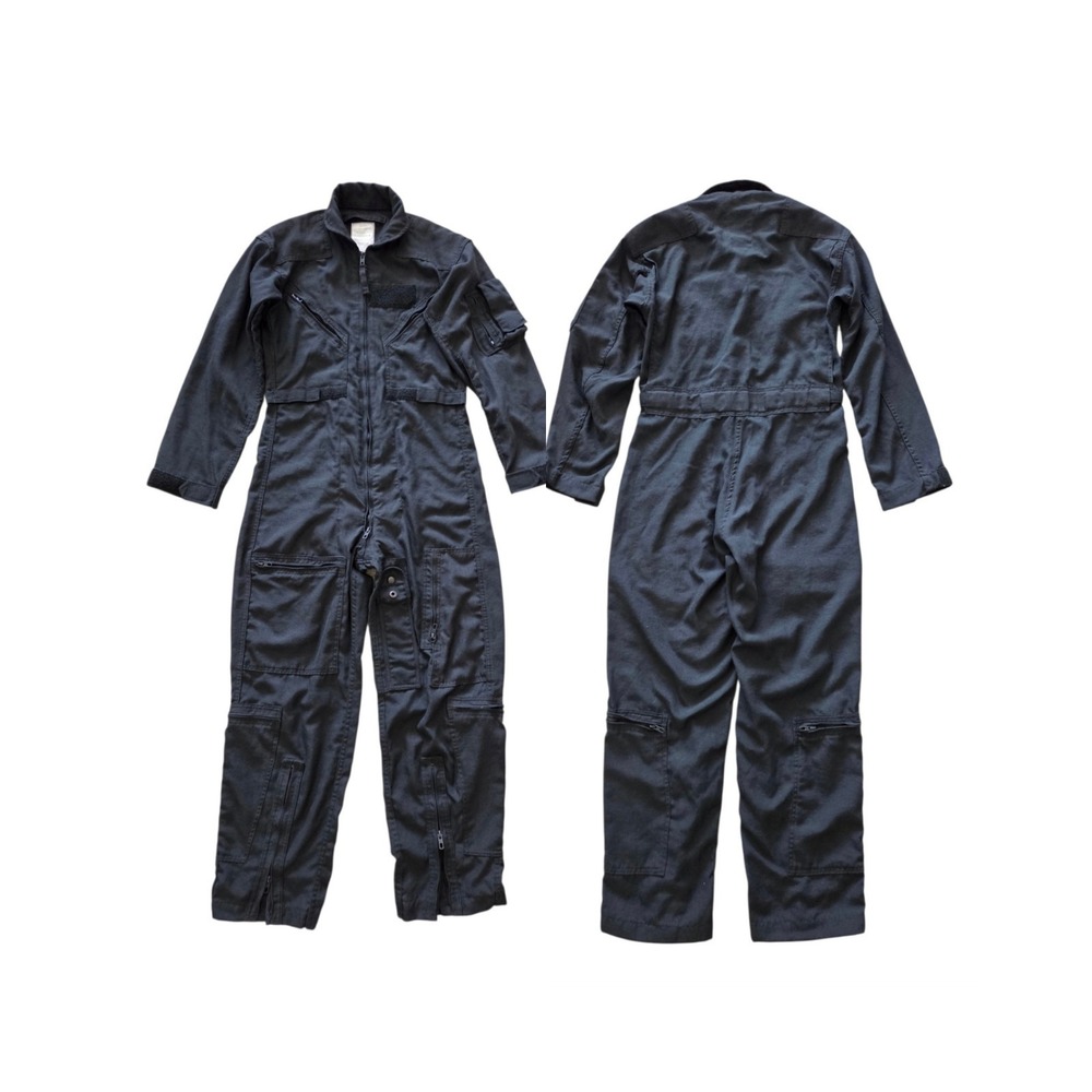 Propper CWU 27/P NOMEX Flight Suit Mens 38S Black Flame-resistant coverall Gear